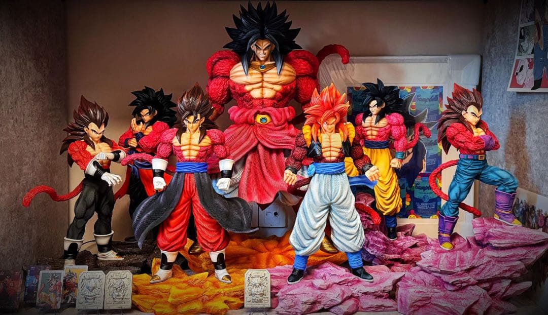 ドラゴンボール ブロリー ガレキ ガレージキット スタチュー X③③