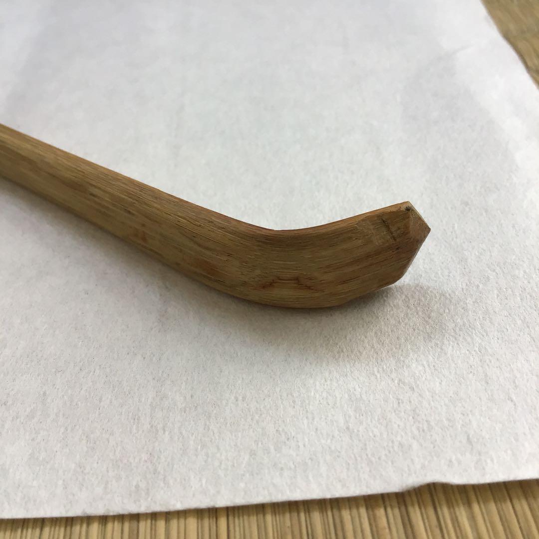 茶道具　茶杓　銘:蟬時雨　十一代松尾宗倫作　葆光斎書付　共筒　共箱　S56CS