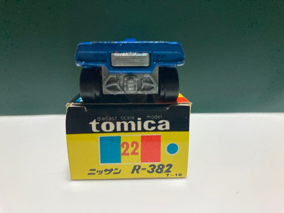 トミカ　No.22-1-1日本製　ニッサン　R-382 青色指定箱　入手難易度A