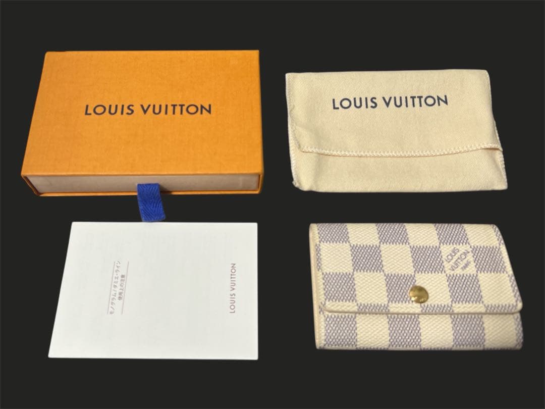 ルイ・ヴィトン ダミエアズール ミュルティクレ6 ［6連キーケース］