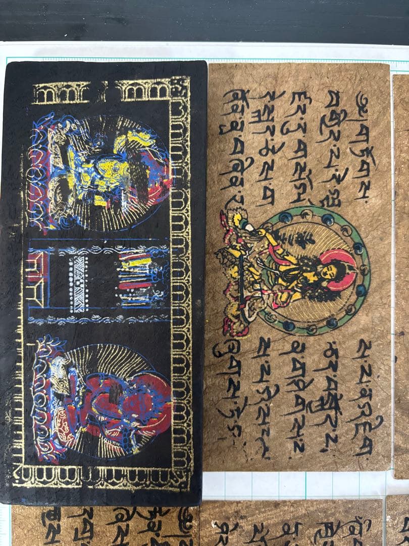 中国骨董品　チベット　仏　二つ