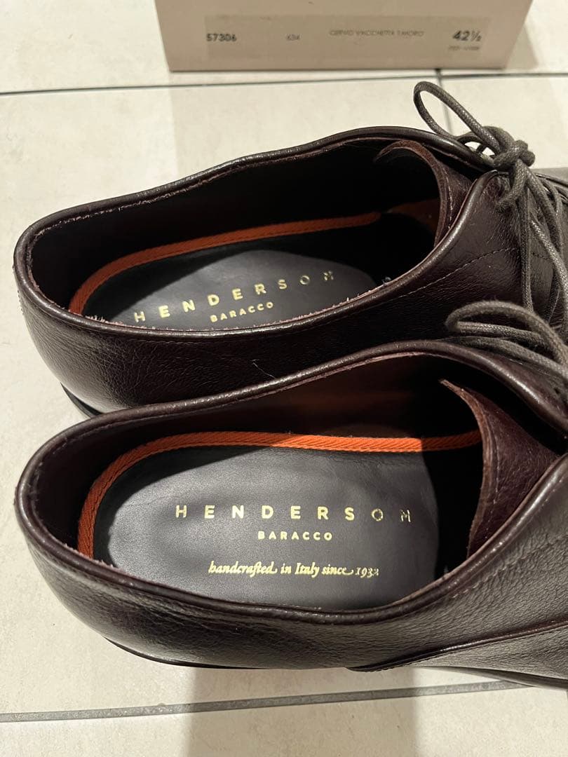 ほぼ未使用) イタリア靴 HENDERSON BARACCO