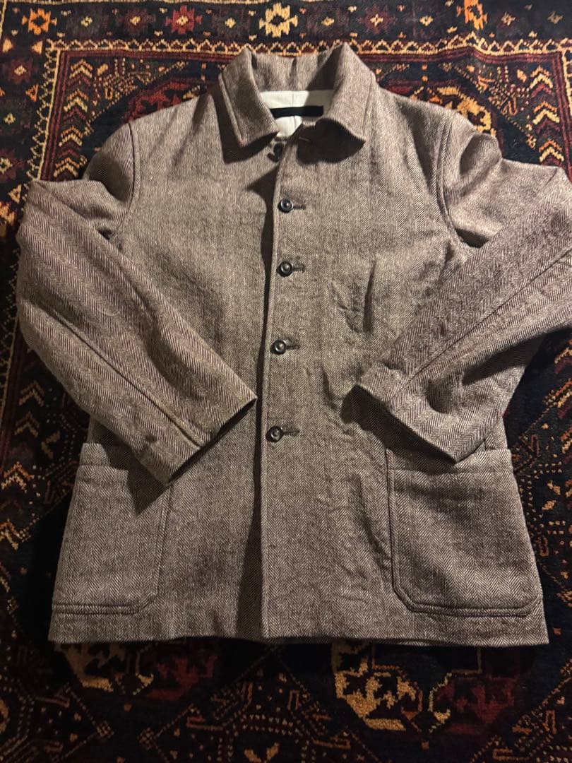 Dsecond 5ボタン　ヘリンボーンワークJKT