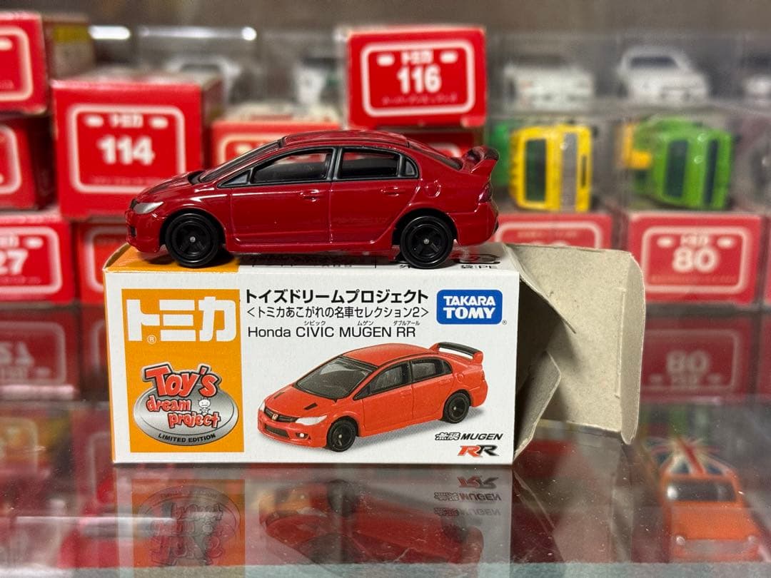 トミカ トイズドリームプロジェクト ホンダ シビック 無限 RR 美品 ケース付