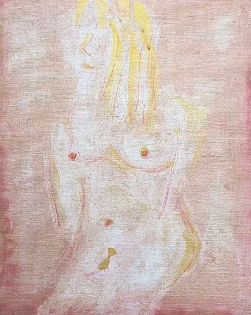 ドローイング　裸婦像　抽象画　raisins レーズン