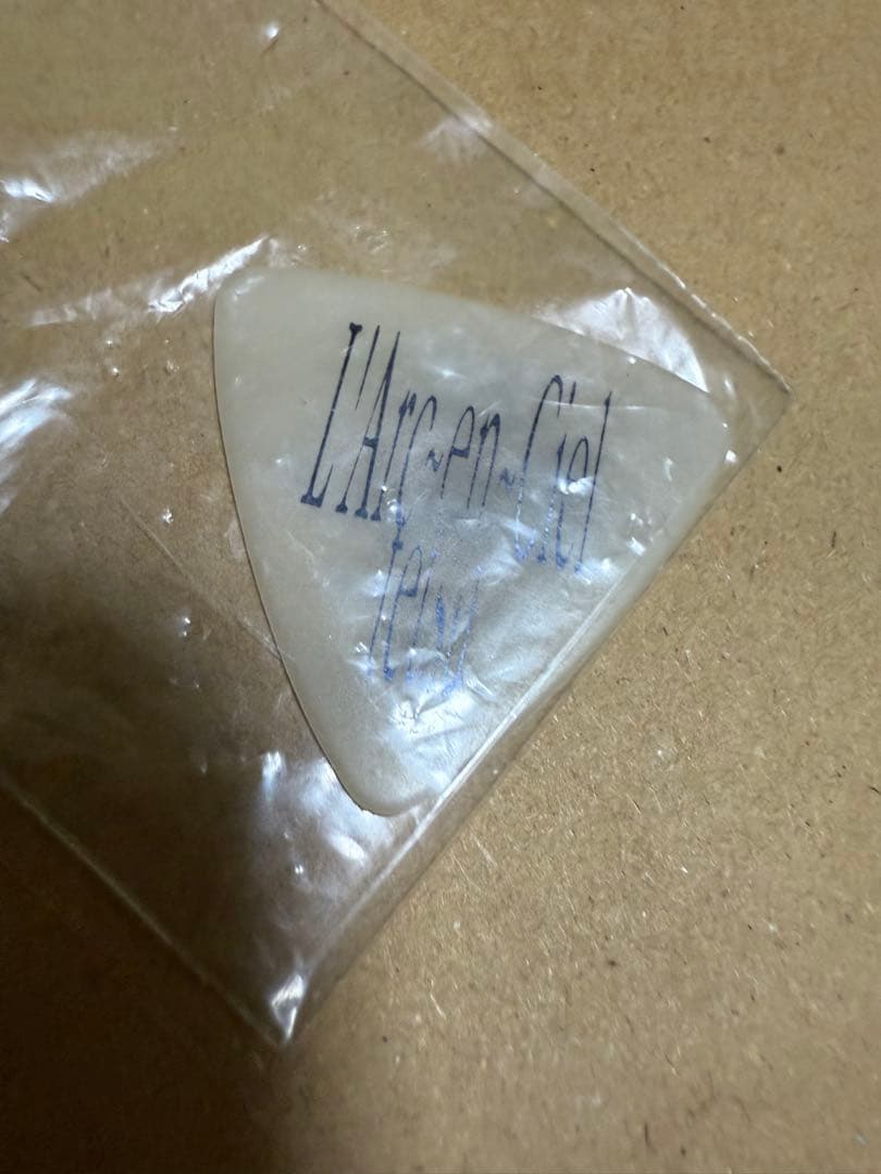 tetsuya 本人使用ピック 96年あたり ラルク L'Arc