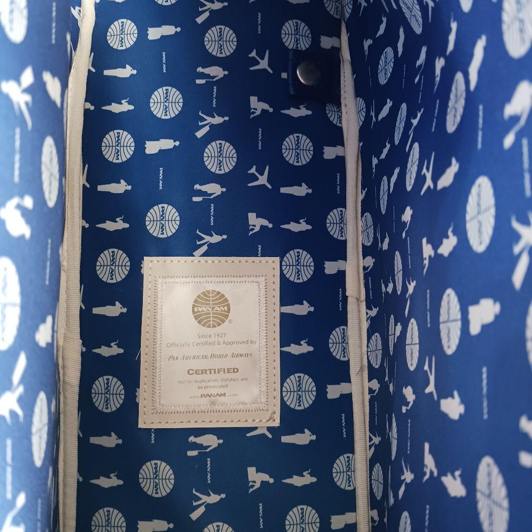 【かずや＠断捨離中】新品未使用PAN AM ボストンバッグ 青