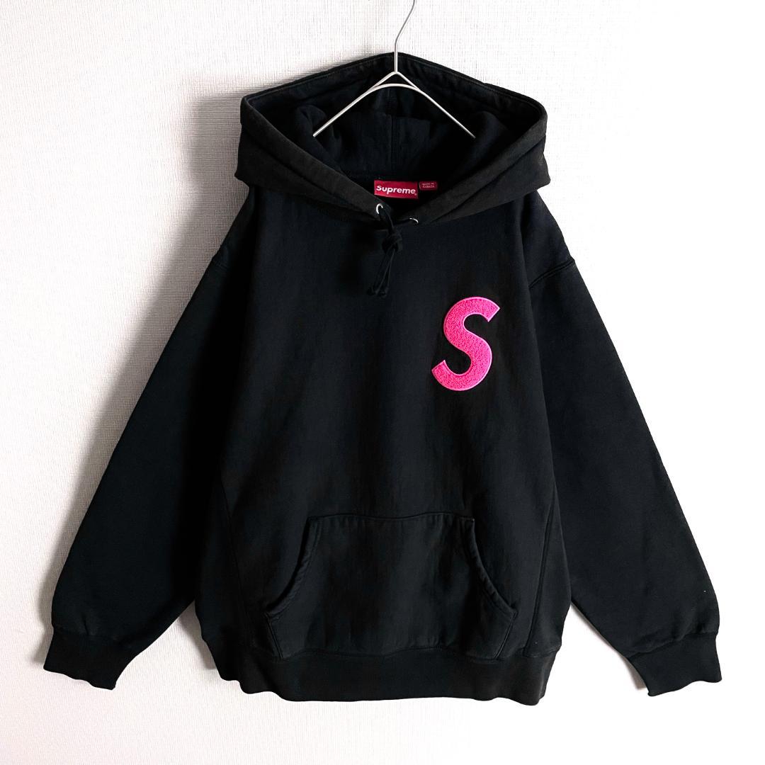 【最高デザイン☆大人気肉厚☆即完売モデル】シュプリーム Sロゴ刺繍パーカー