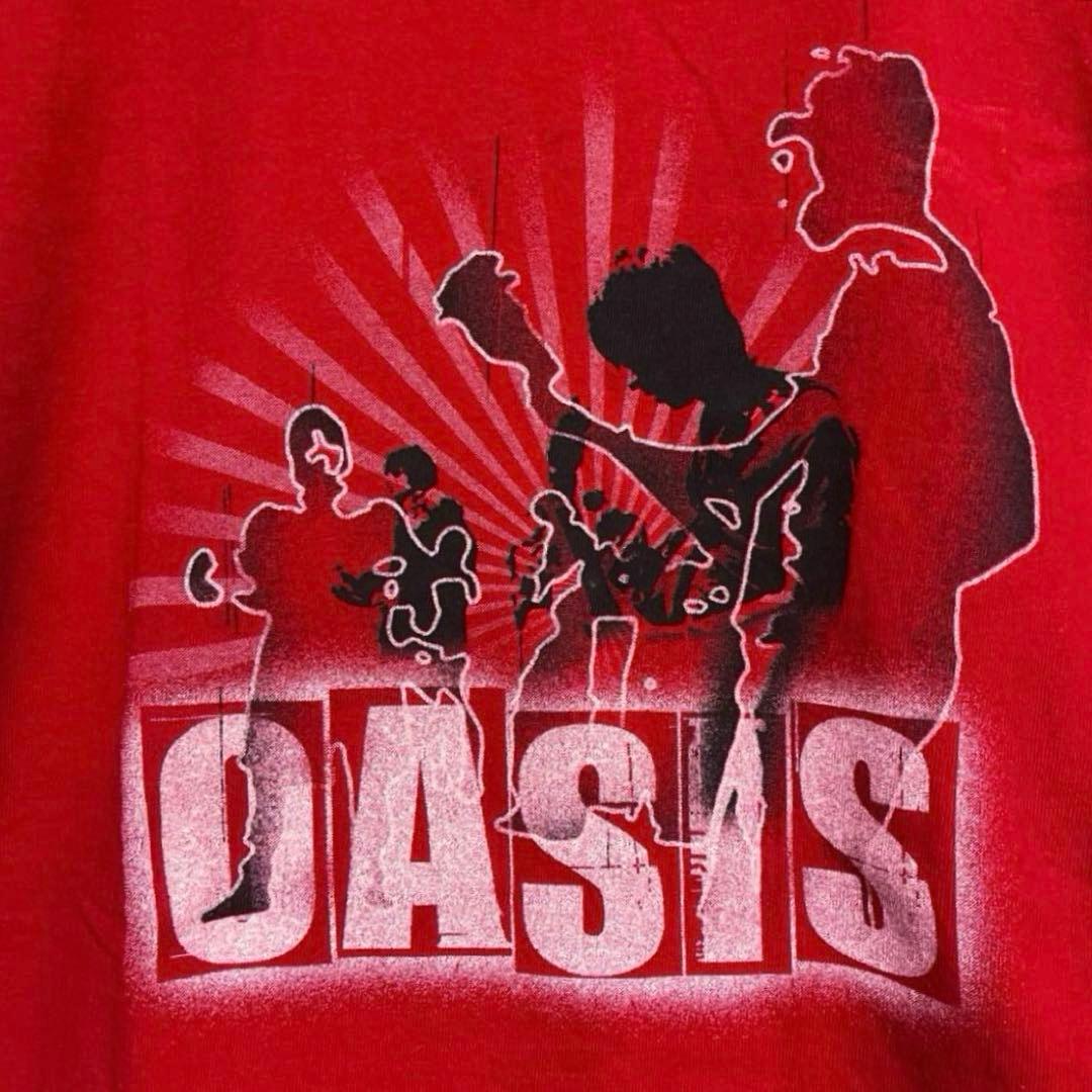 ビンテージ 2005 オアシス oasis Tシャツ 赤