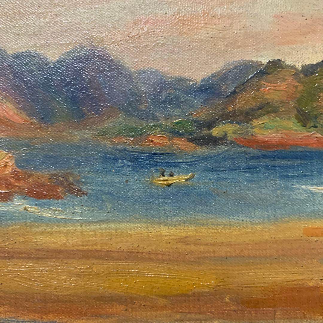 正宗得三郎 「風景」 油彩画　8号