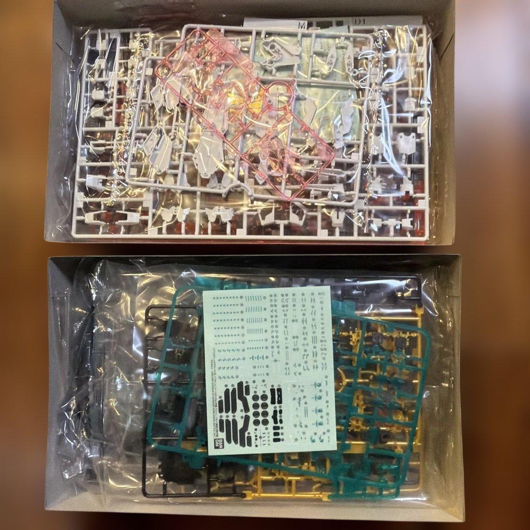 RG ユニコーンガンダム & バンシィ　未組立　ブルーサイコフレームおまけ