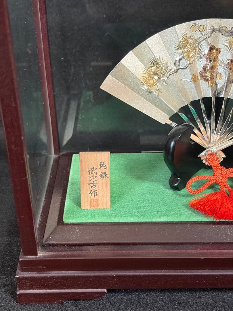 伝統工芸士・武比古氏による純銀製の扇子