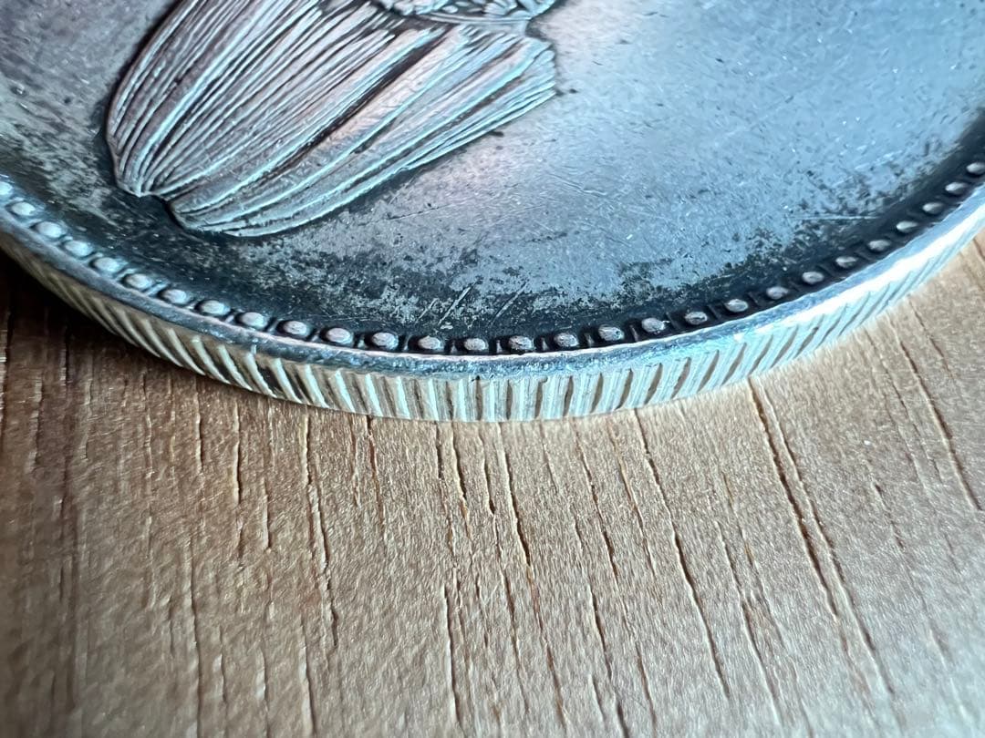 3669【中国銀貨・希少】壹圓　銀貨　袁世凱　中華民国共和記念幣　古銭　