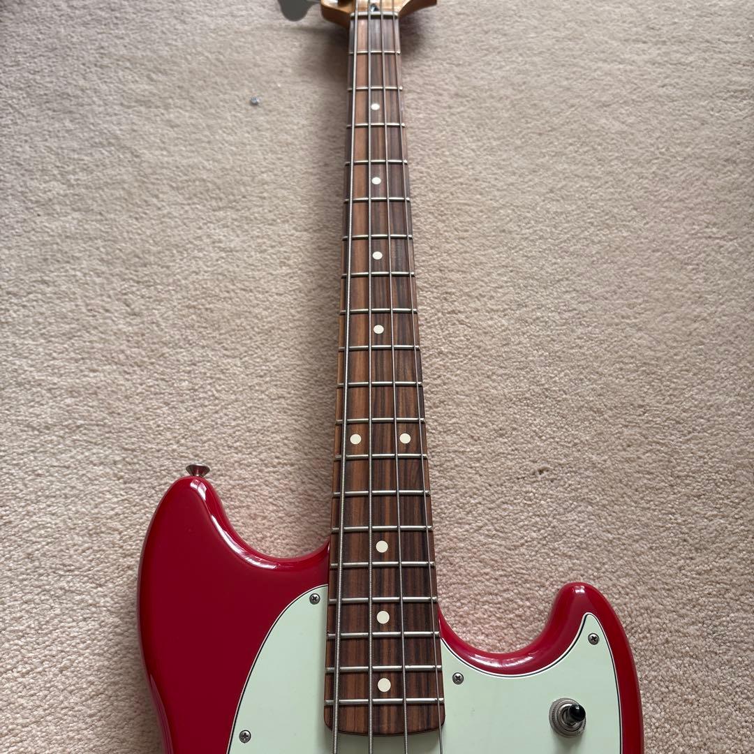 【廃版❣️貴重】Fender Mustang Bass PJ TorinoRed