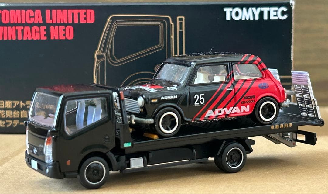 トミカ 積載車セット ミニクーパー セフテーローダ