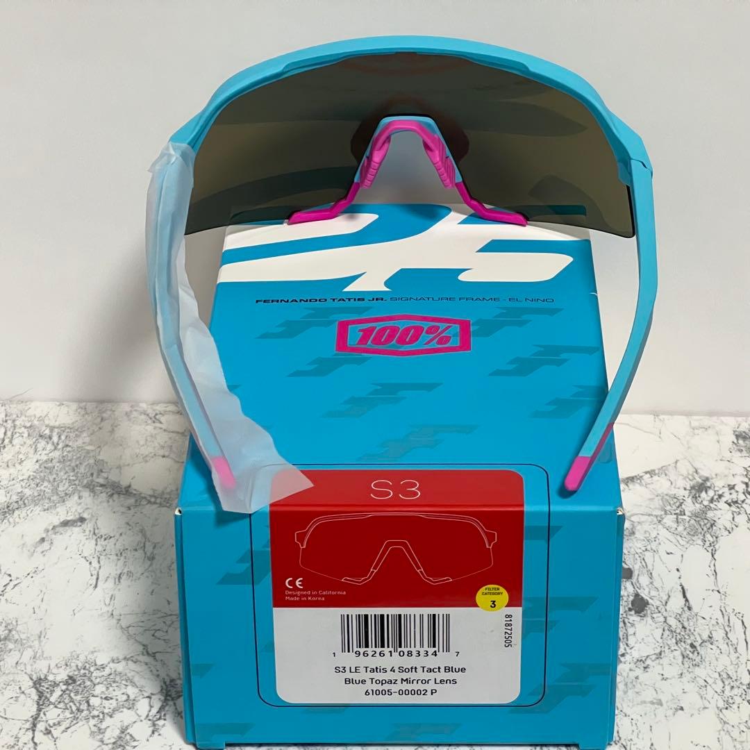 【最新作】 100% ワンハンドレッド サングラス S3 タティスJr 2025