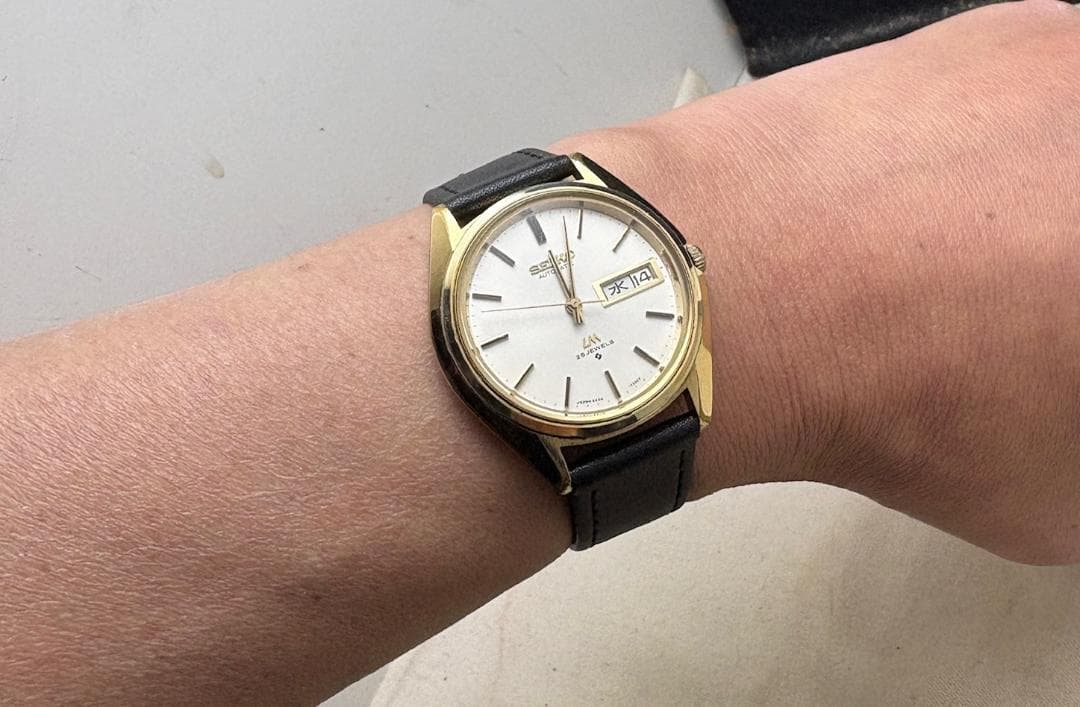 873/稼働 セイコー LM ロードマチック 5606-7190 自動巻