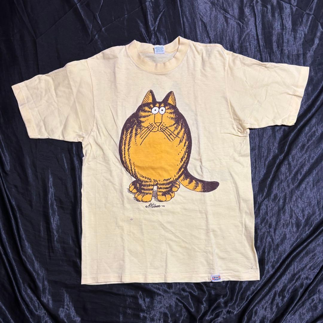 こ*ち様 70s USA製　クリバンキャット　両面プリント　tシャツ