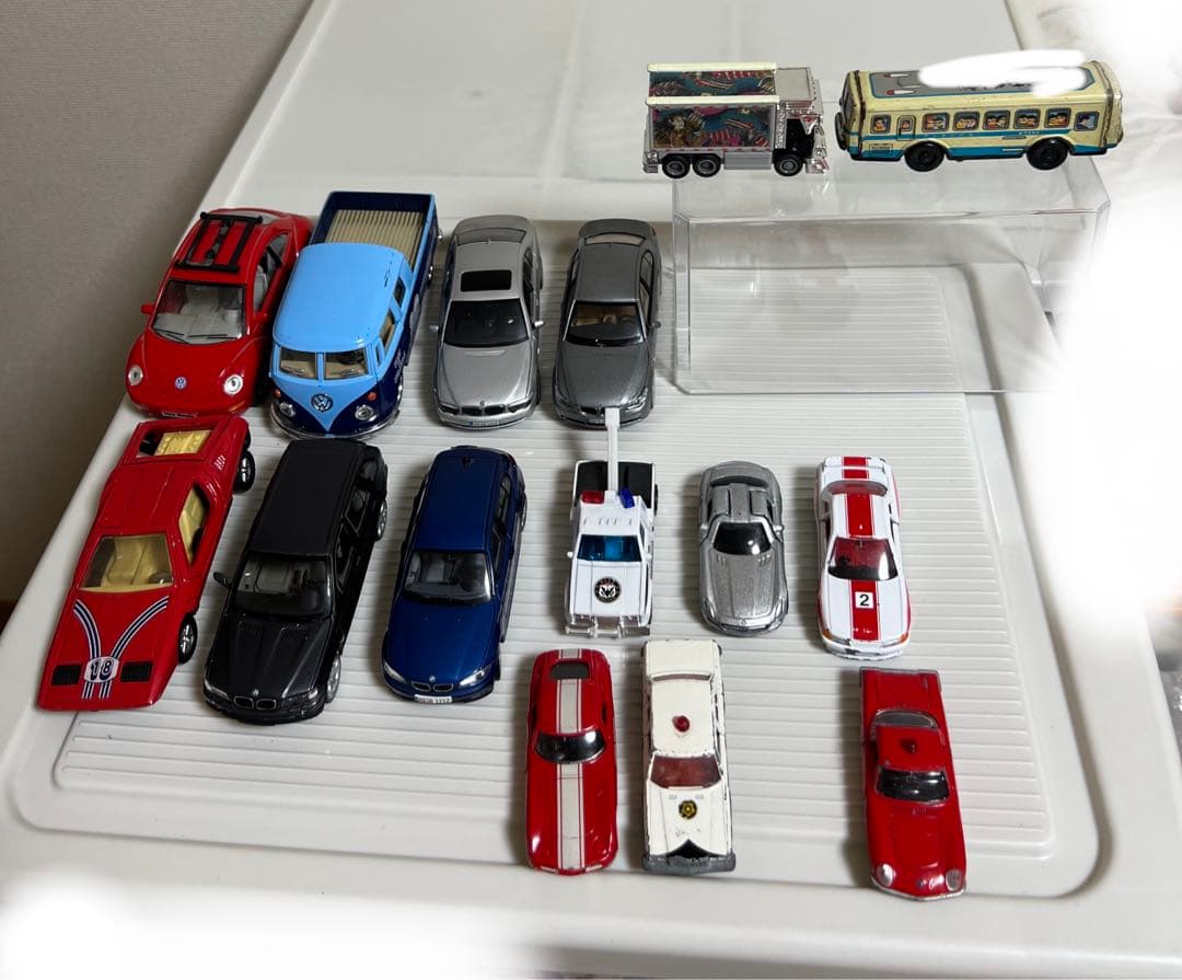 ミニカー、バスのセット（15台セット）