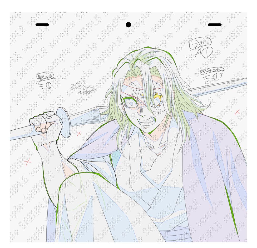 鬼滅の刃 DVD 特典 複製原画 2セット 義勇 実弥 無一郎 小芭内 蜜璃