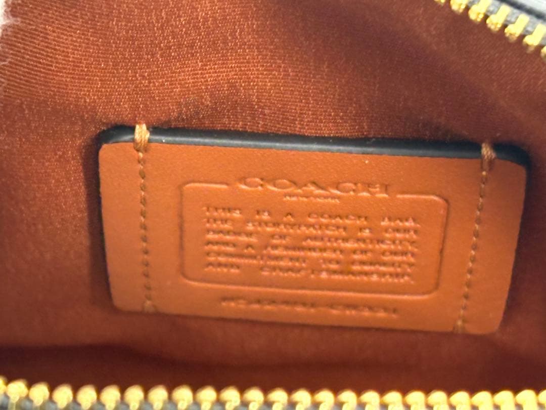 COACH コーチ シグネチャー ミニボストン型 2WAYショルダーバッグ