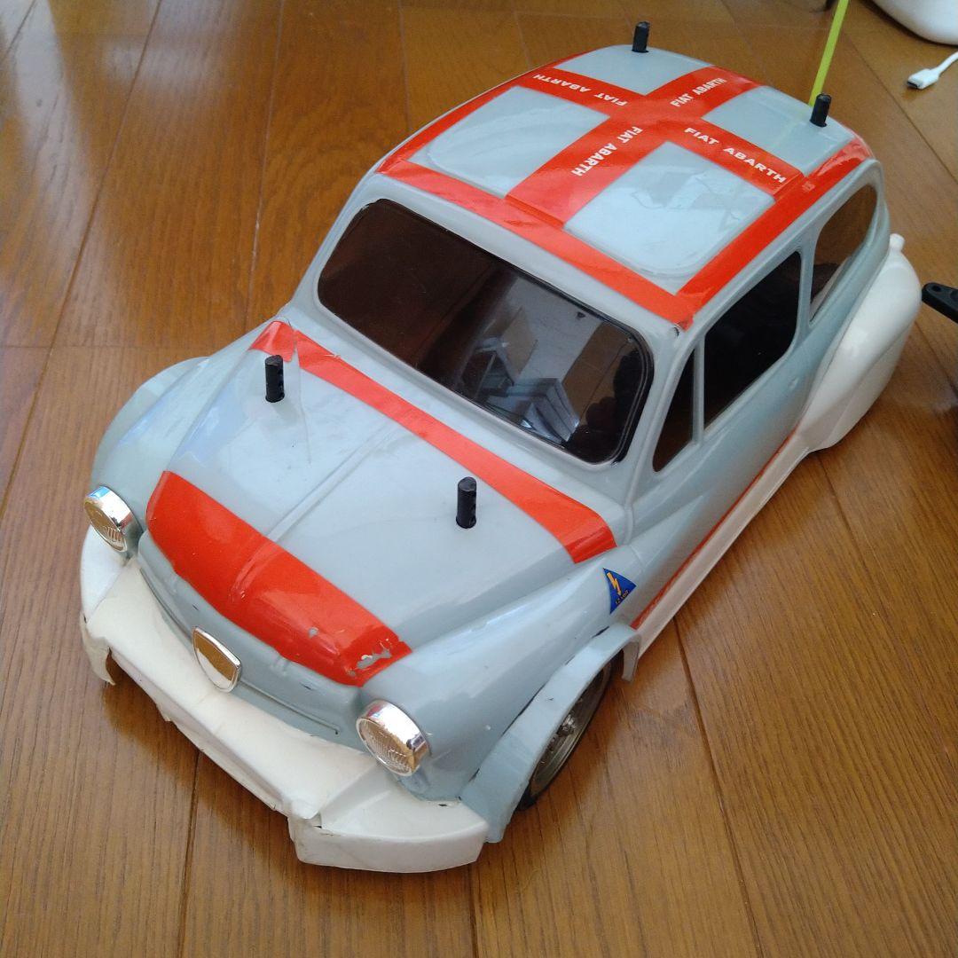 タミヤ 1/10 アバルト1000TCR メカ、プロポ付　ジャンク