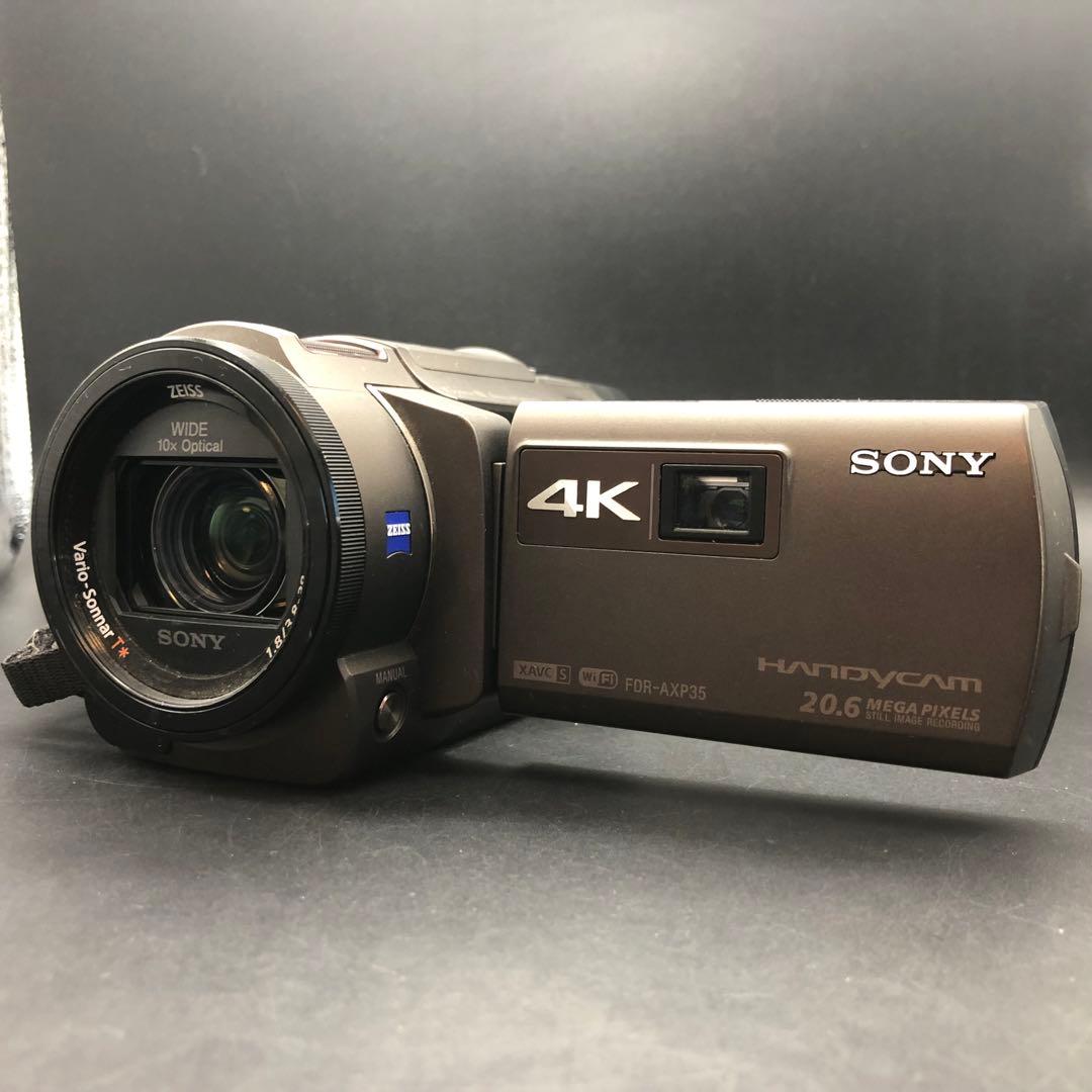 SONY 4Kビデオカメラ Handycam FDR-AXP35