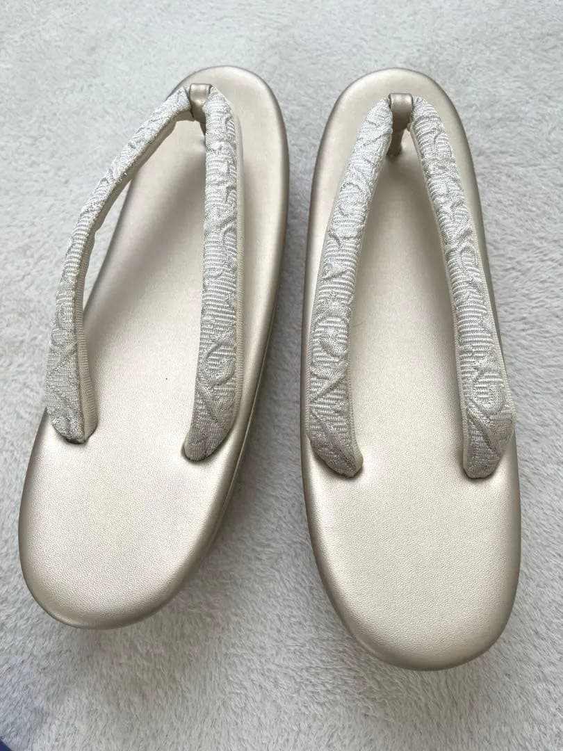 【美品】【定価の半額】和装 バッグ 草履（LL） セット
