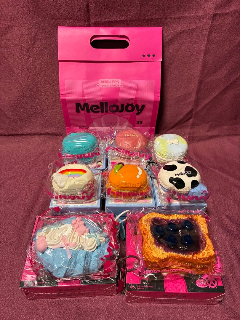 Mellojoy スクイーズ　マカロン&アフタヌーンティー　セット