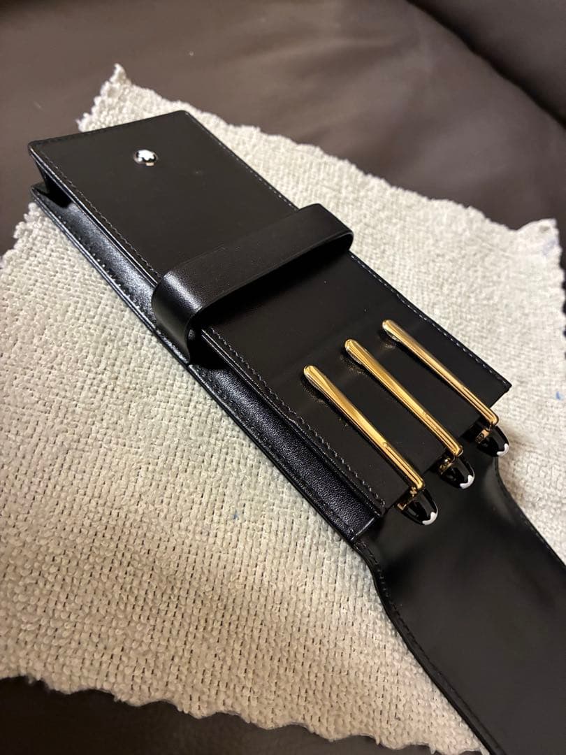 ◾️MONT BLANC モンブラン◾️SIENA シエナ◾️3本差しペンケース◾️