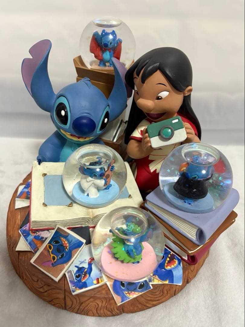 Kartoon★リロ＆スティッチ Dオークション500限定スノーグローブ