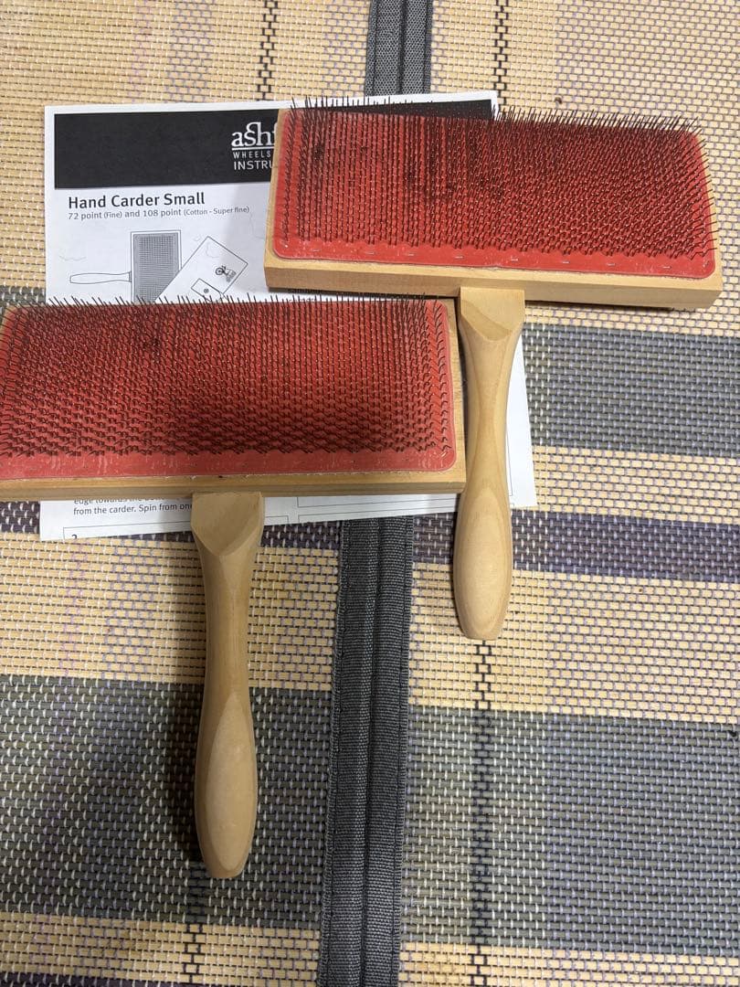 Ashford アシュフォード・ハンドカーダー スピンドル、Y字リリアンのセット