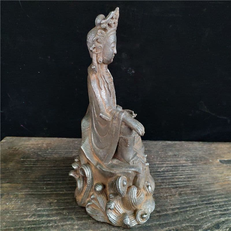 鉄器 鉄仏 南海観音坐像 工芸品 美術品 置物