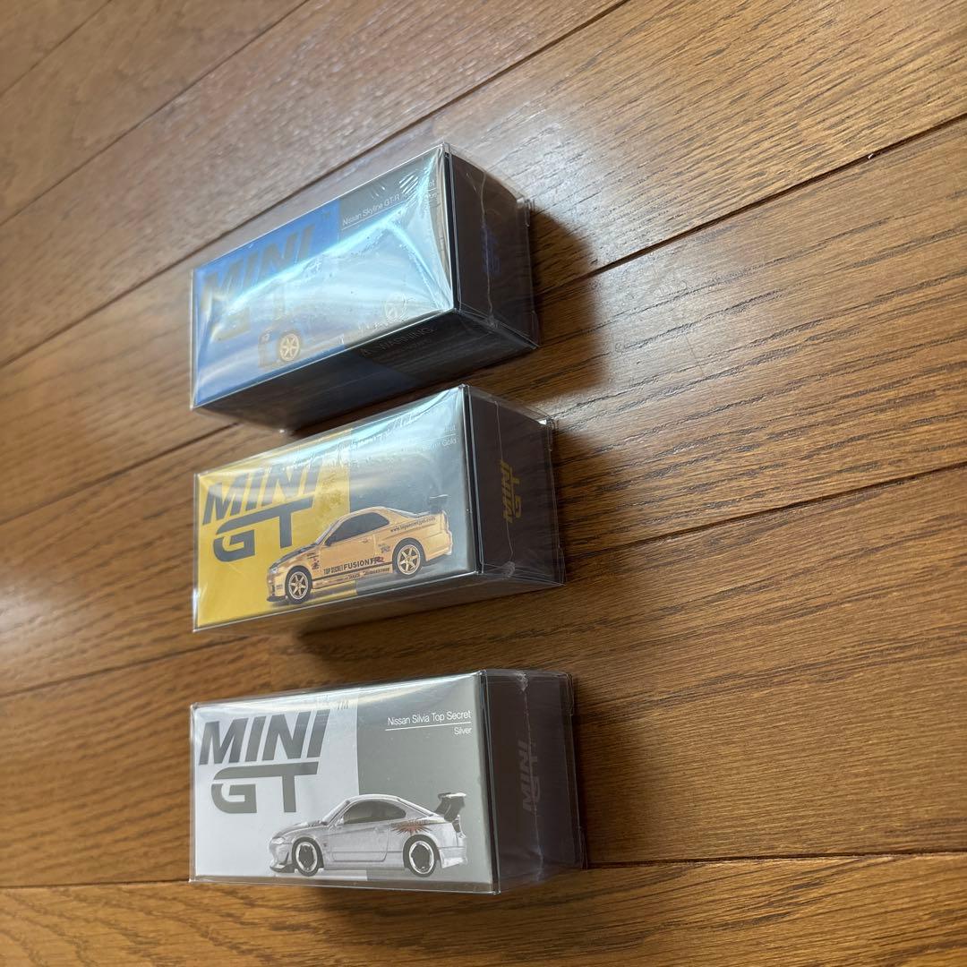 MINIGT 3台 セット まとめ売り TOP SECRET R34 シルビア