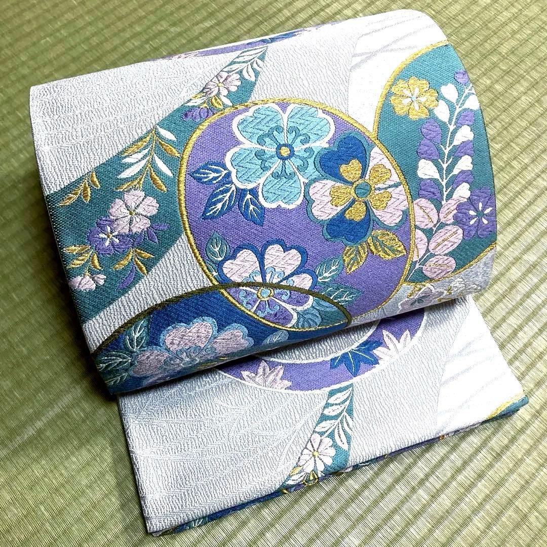 専用ページ　正絹　袋帯　【辻ヶ花】