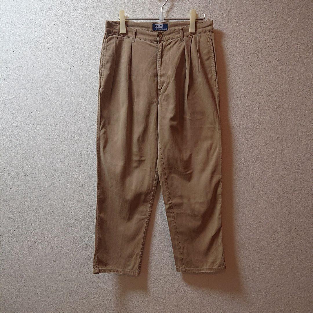 34×30 90's POLOチノ ボックスロゴ