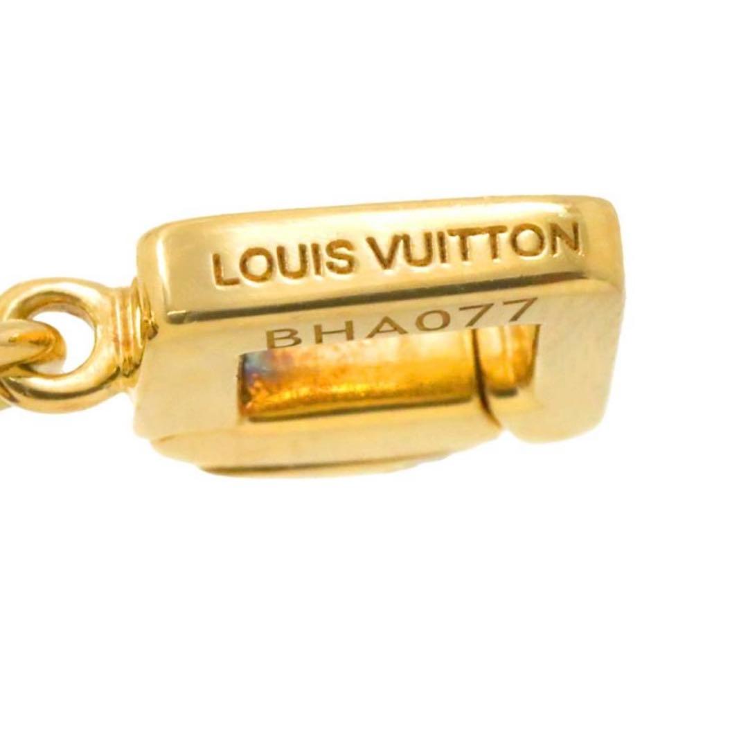 チ*ボ様 ルイヴィトン チャーム トップ K18YG エナメル ダイヤモンド 地