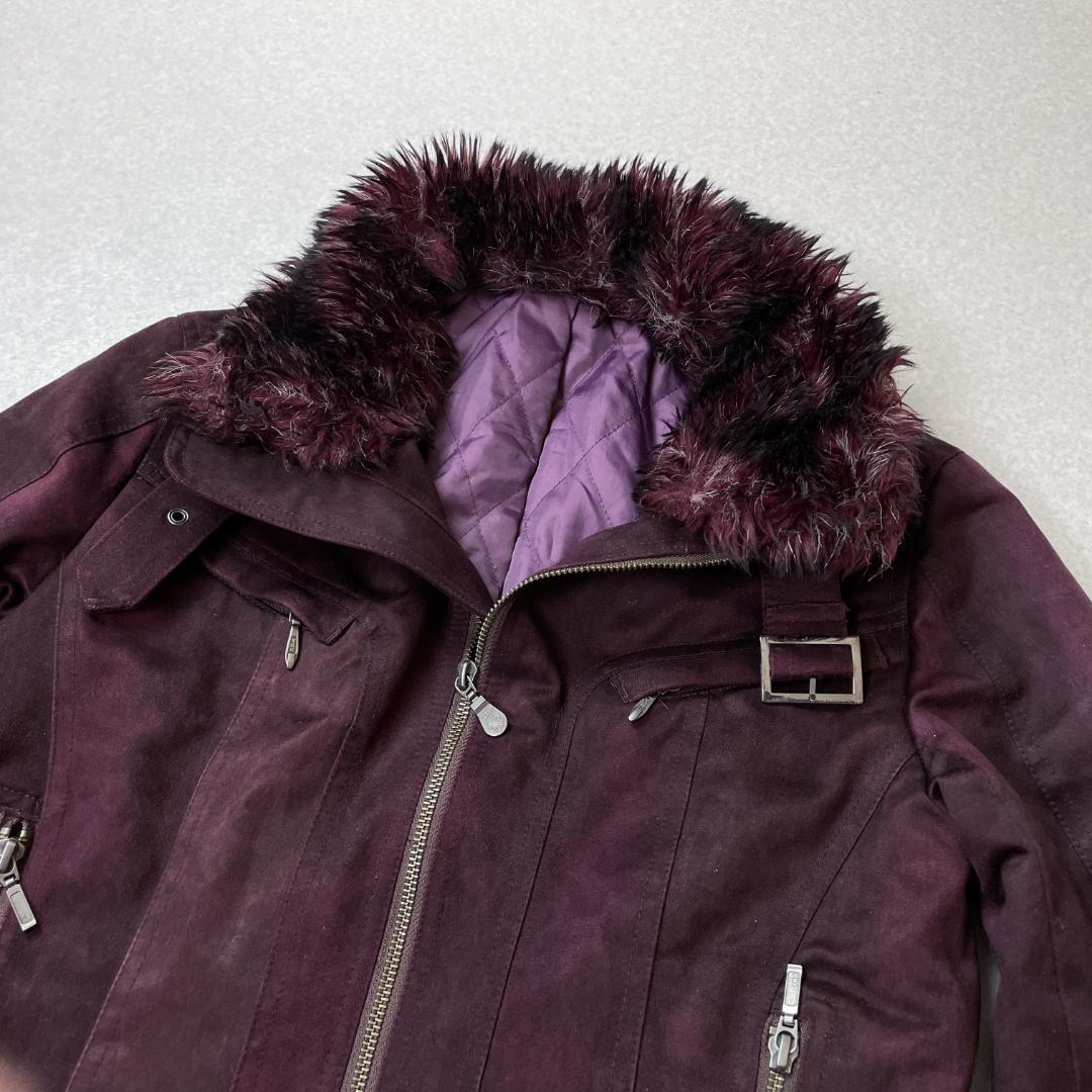 TORNADO MART スエードタッチ ファー ジャケット