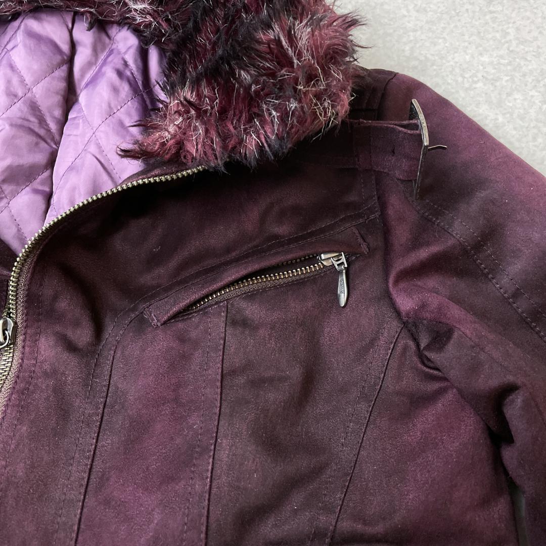 TORNADO MART スエードタッチ ファー ジャケット