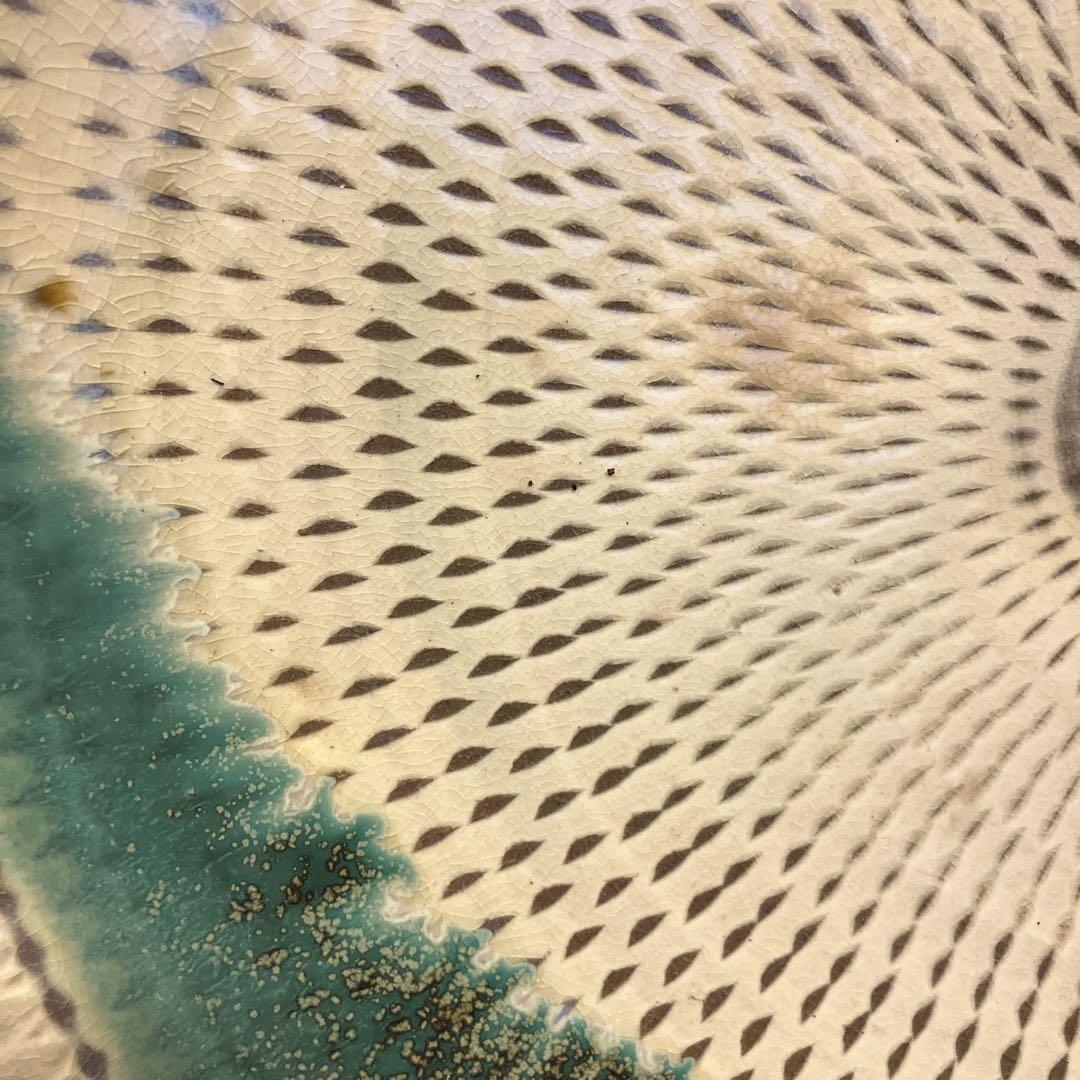 小石原焼　KOISHIWARA 陶器皿 とびかんな　大皿　アート　コレクション