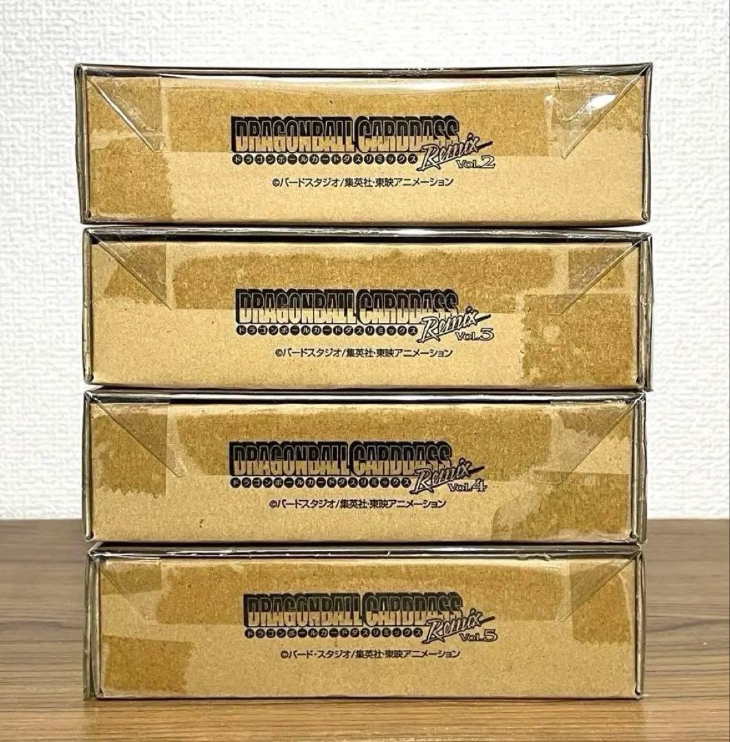 【新品未開封】ドラゴンボール カードダス リミックス Vol.2 3 4 5