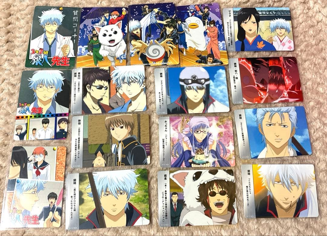 【美品】112 枚銀魂カードガム（教訓）＆カードダス マスターズ （ほぼコンプ）