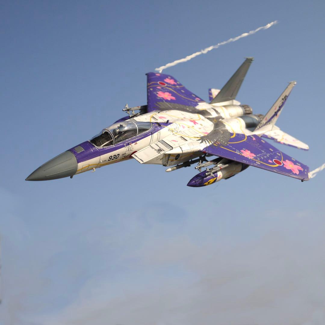 プラッツ製1/72 F-15Jイーグル　プラモデル完成品