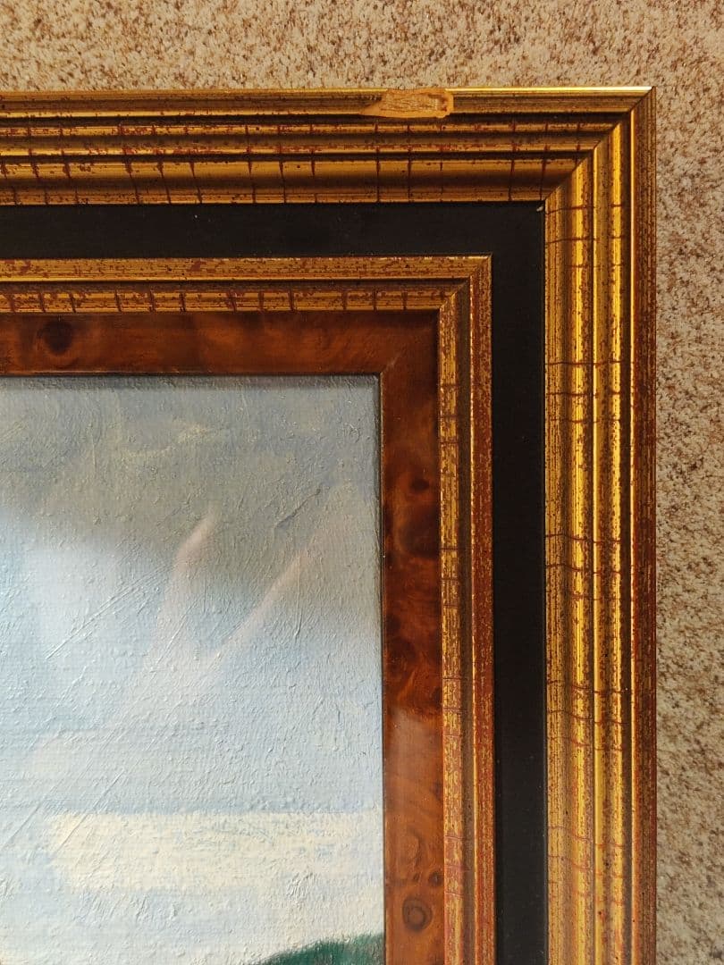 ポール・ヴィヴィアン油彩画 都市風景