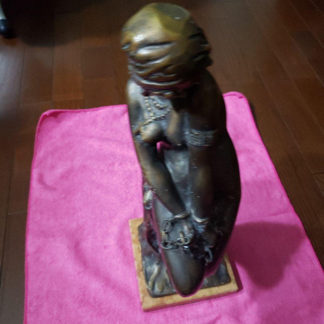 Giacomo ginotti- slave奴隷。ブロンズ彫刻 美術品