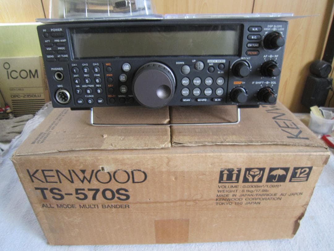 KENWOOD 　TS-570S 100W　弱 現完動　リグコントロールソフト付