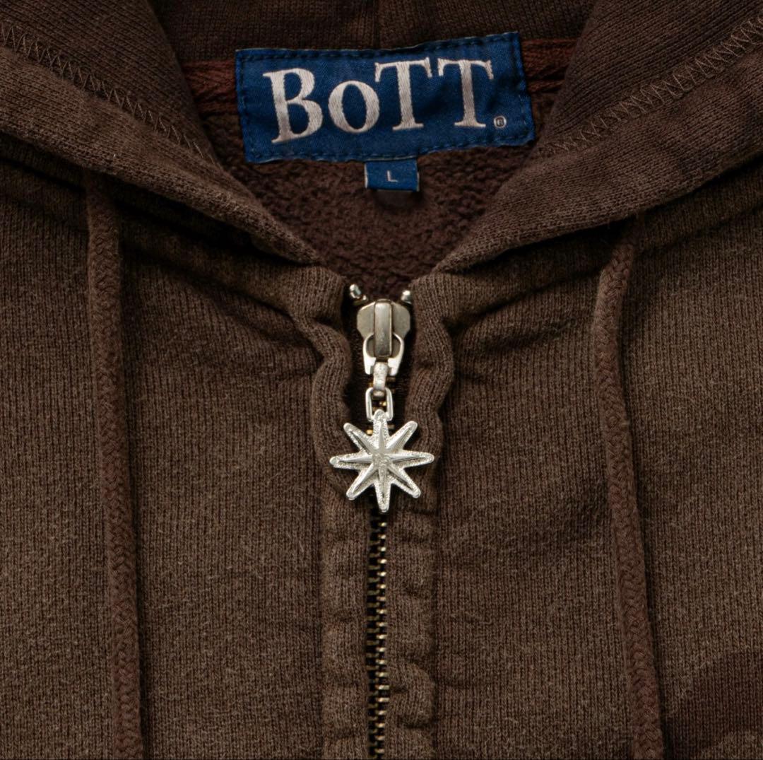 トップス BoTT Washed Lucky Logo Zip Hoodie L