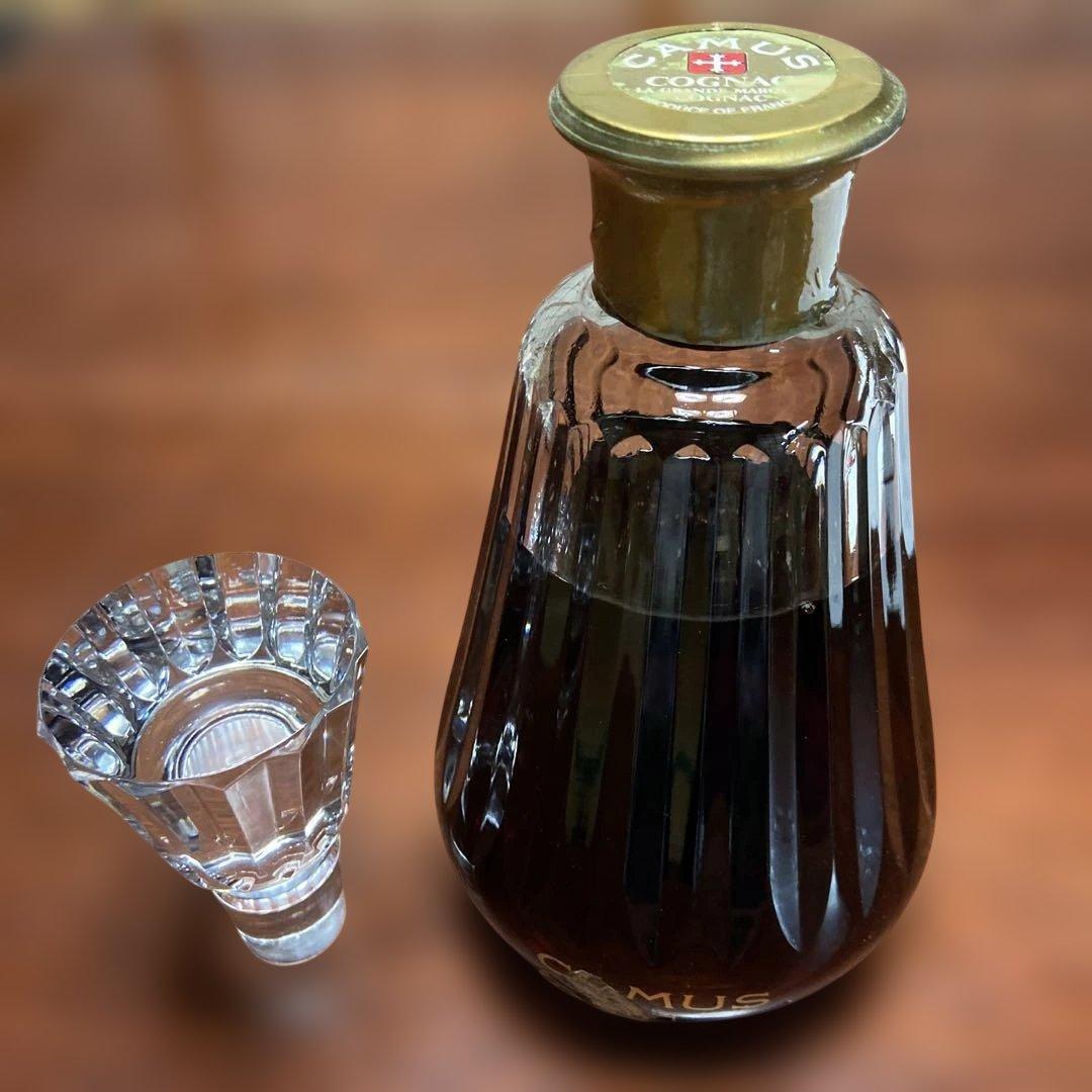 未開栓CAMUS カミュカラフェ　 バカラボトル　替栓付き