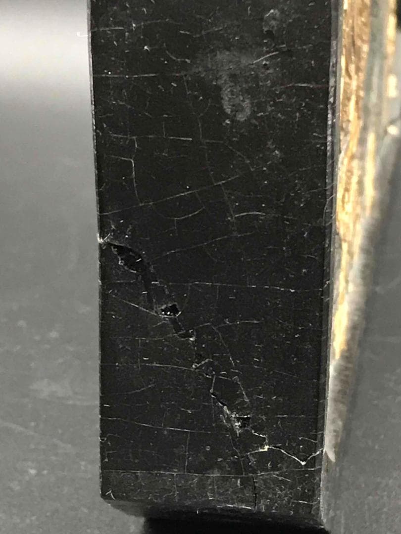 中国古美術　中国古墨 乾隆御墨　竹趣図　文房具 書道用品 書道具(A-26)