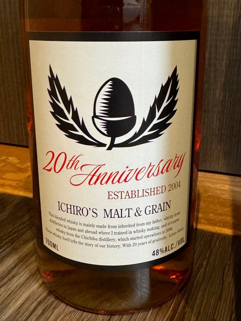 イチローズモルト & グレーン 20th アニバーサリーエディション 新品